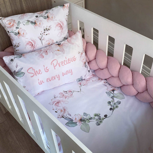Cot Bedding - Floral Love Set 01