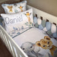Cot Bedding - Grey Green Safari Set 05 | All Nursery Sets | Baby Bedding Sets South Africa | Soft Spot Kids | South Africa