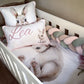 Cot Bedding - Pink Bunny Set 36