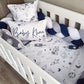 Cot Bedding - Blue Space Set 03