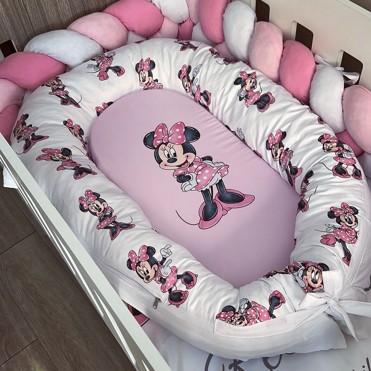 Cot Bedding - Pink Minnie set 07
