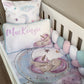Cot Bedding - Lilac Unicorn Set 01