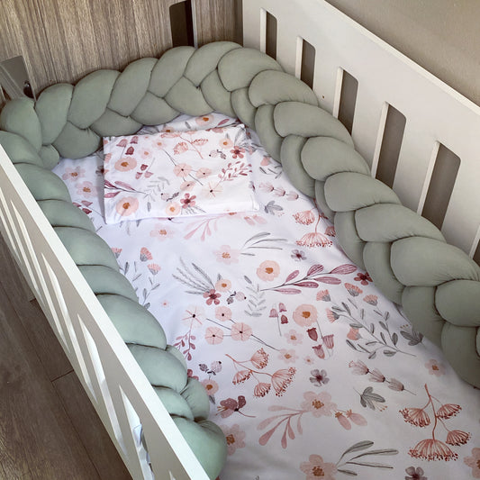 Cot Bedding - Flower Set 02