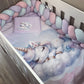 Cot Bedding - Pastel Unicorn Set 01