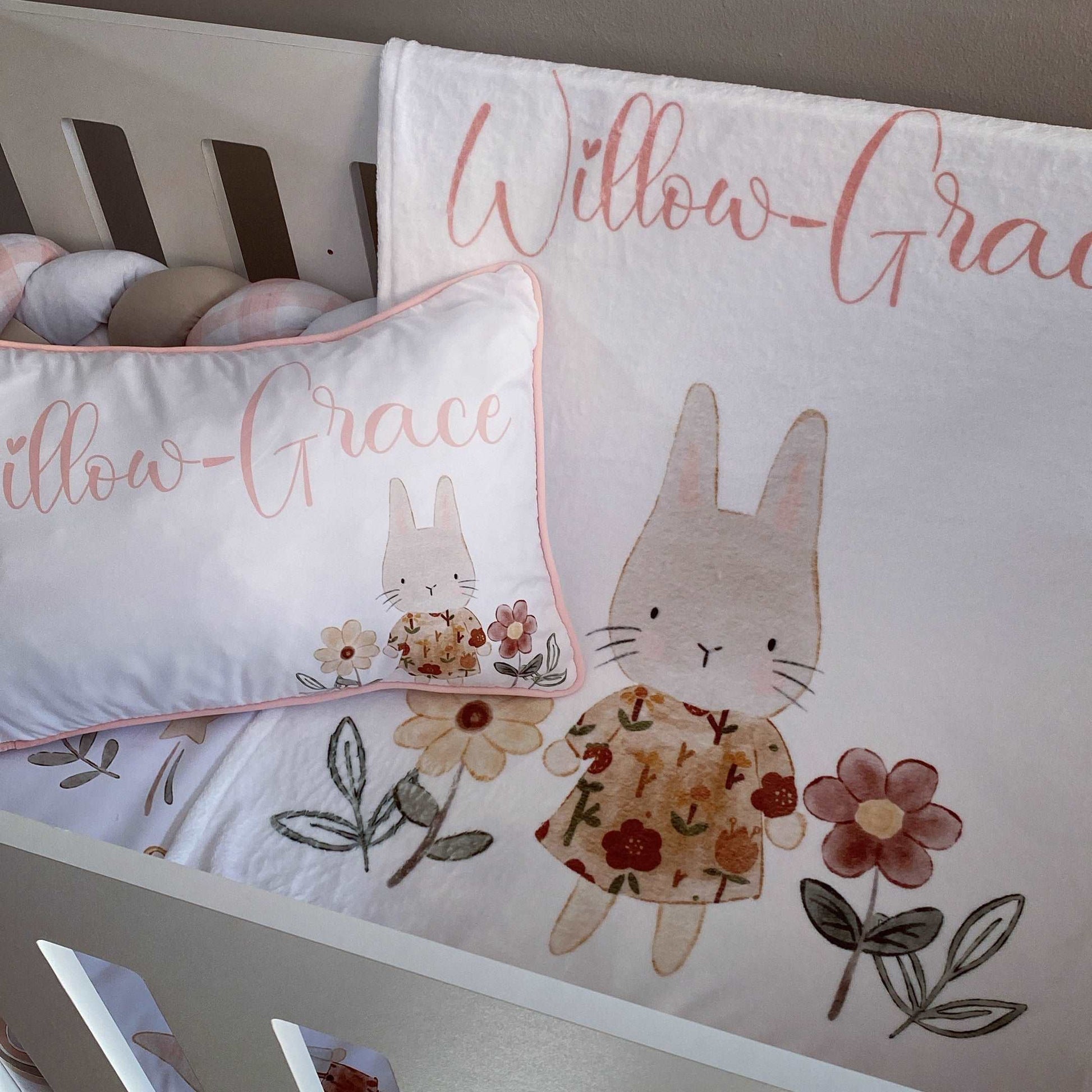 Cot Bedding - Bunny Boho Set 01