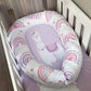 Cot Bedding - Lilac Llama Set 01
