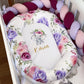 Cot Bedding - Pink Elephant Set 33