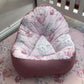 Cot Bedding - Pink Swan 03