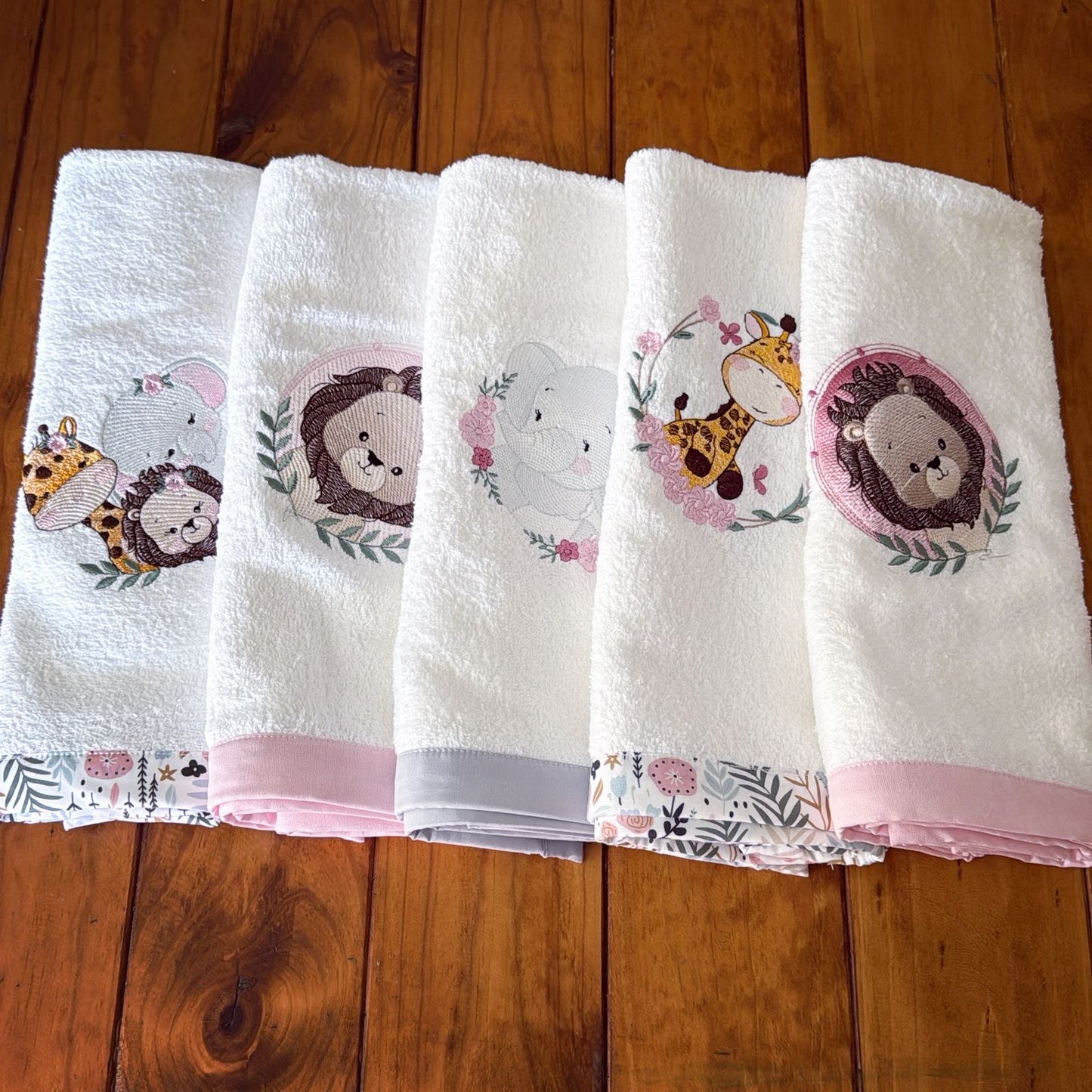 Cot Bedding - Pink Safari Set 20