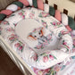 Cot Bedding - Pink Flower Elephant Set 04