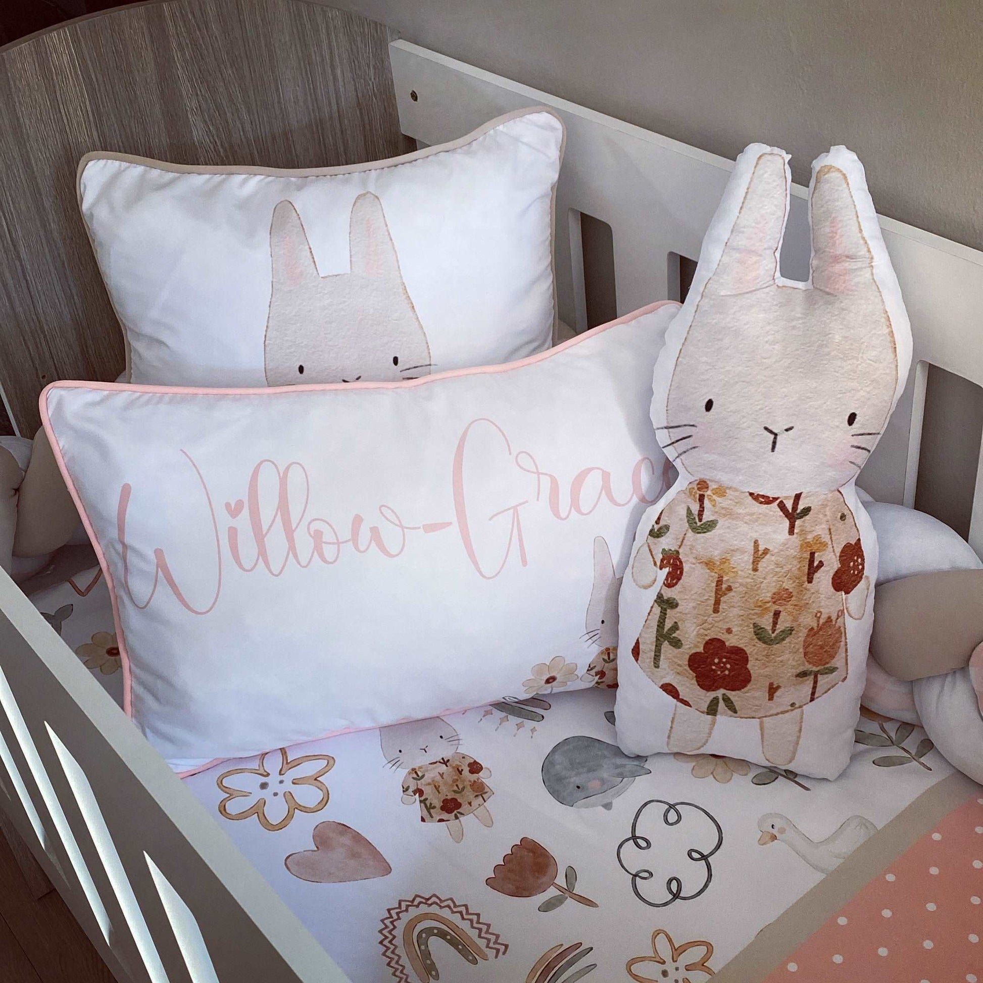 Cot Bedding - Bunny Boho Set 01