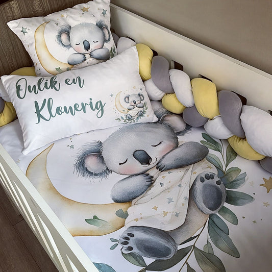 Cot Bedding - Koala Leaf Set 02