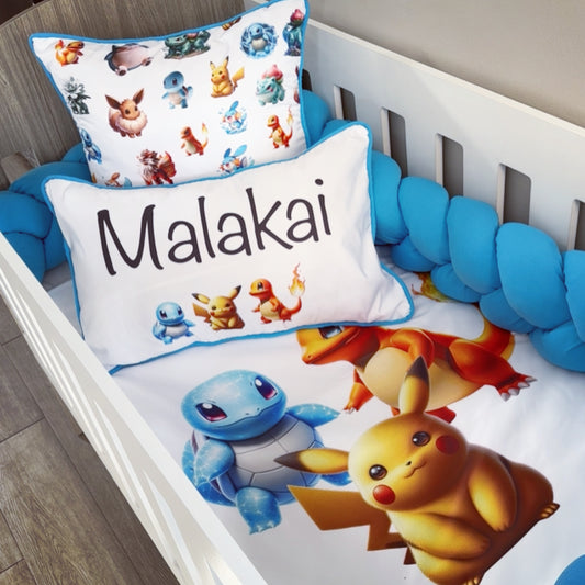 Cot Bedding - Pokémon Set 01