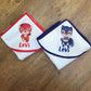 Cot Bedding - Blue Red Superhero Set 01