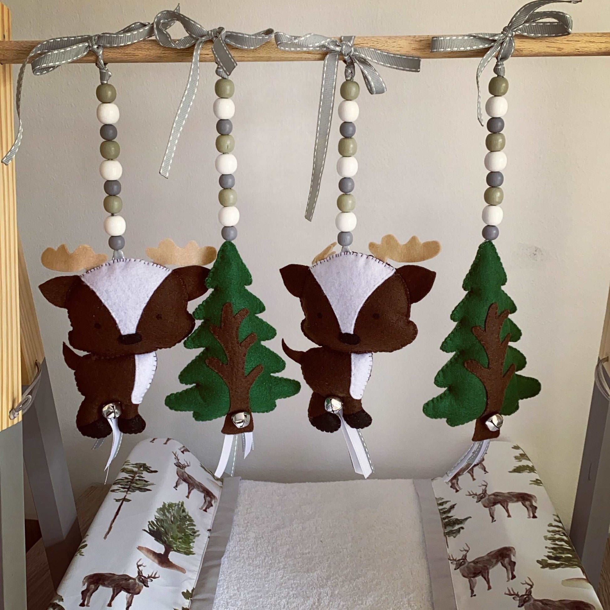 Cot Bedding - Olive Forrest Set