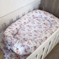 Cot Bedding - Pink Floral Set 03