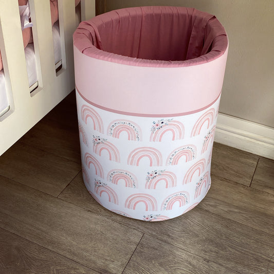 Standard Laundry Barrel - Pink Rainbow 01