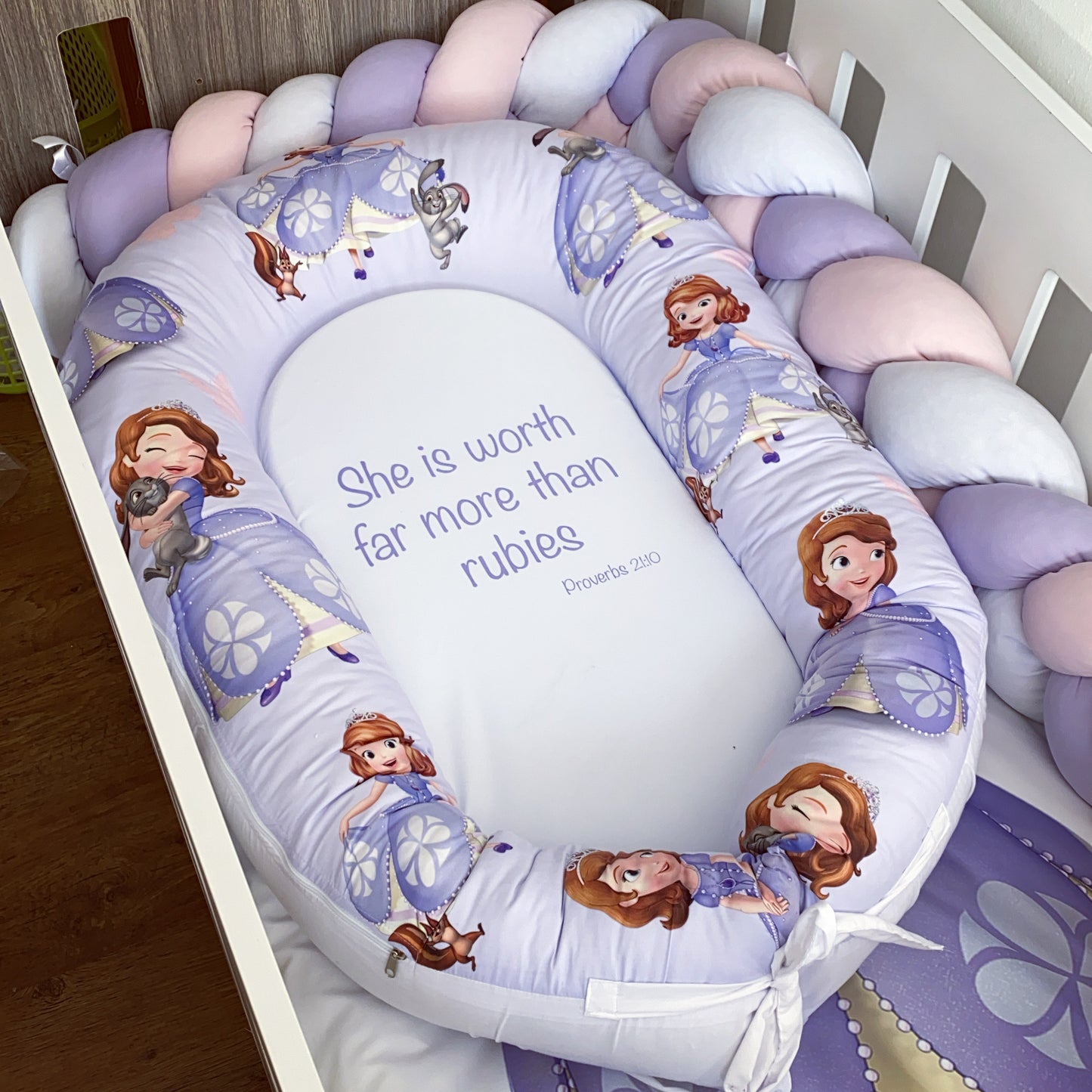 Cot Bedding - Sophia the First Set 01
