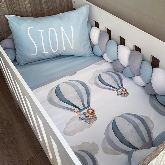Cot Bedding - Balloon Safari Set 01