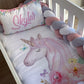 Cot Bedding - Pink Unicorn Set 06