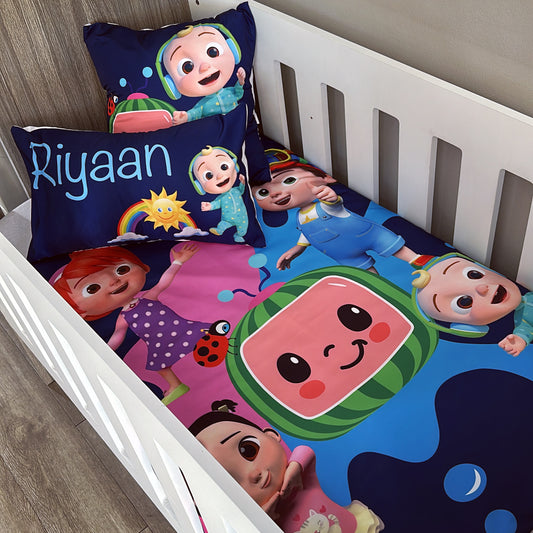 Cot Bedding - Cocomelon Set 01