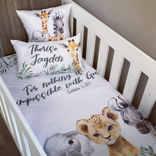 Cot Bedding - Safari Set 29