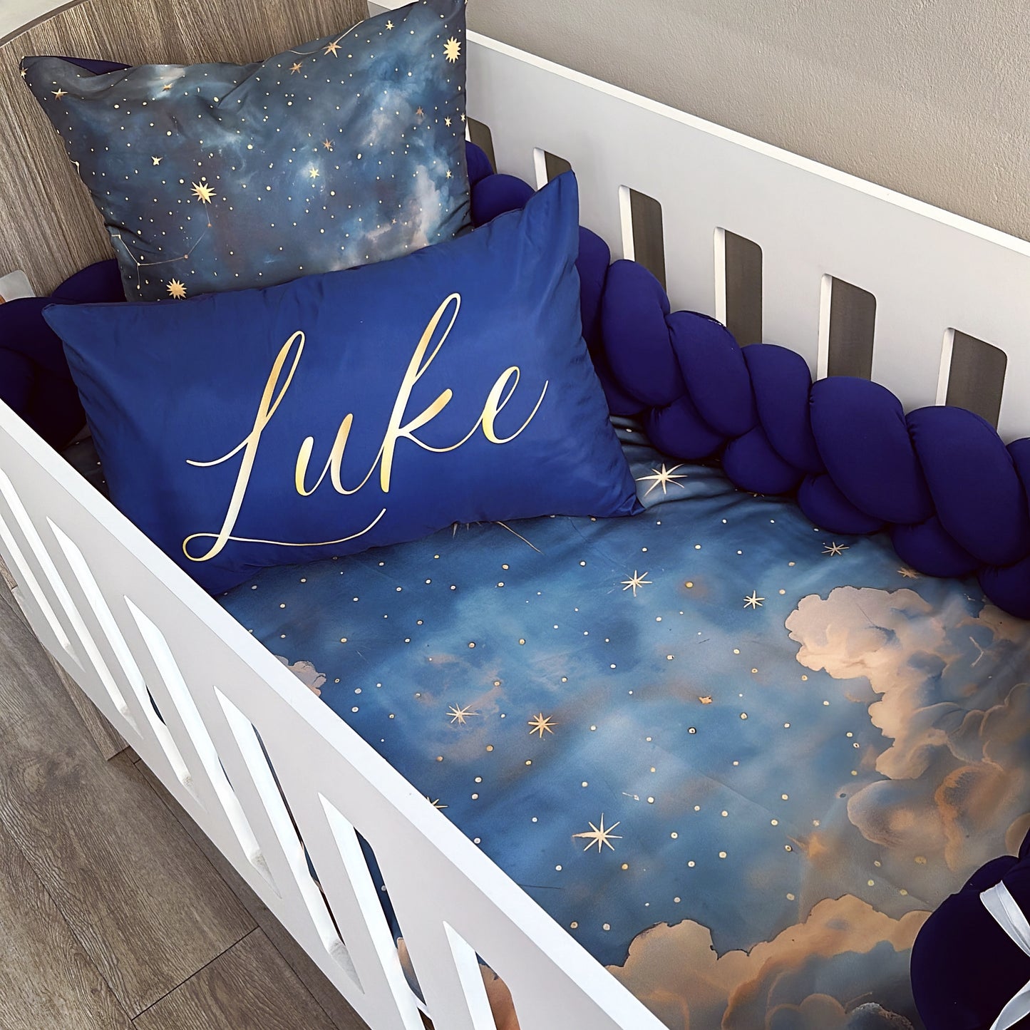 Cot Bedding - Midnight Sky Set 01
