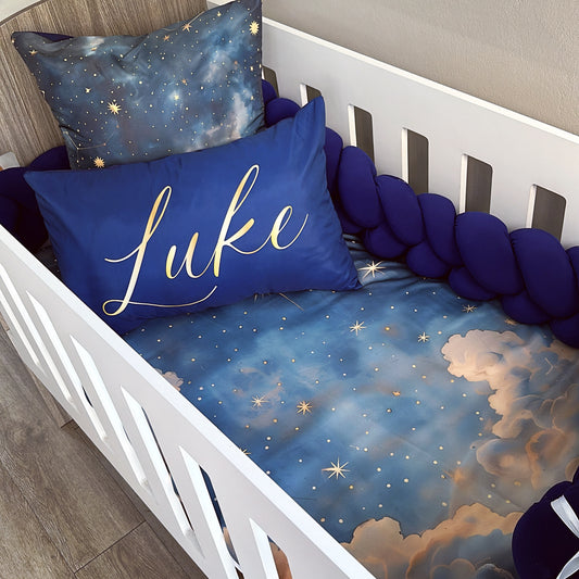 Cot Bedding - Midnight Sky Set 01