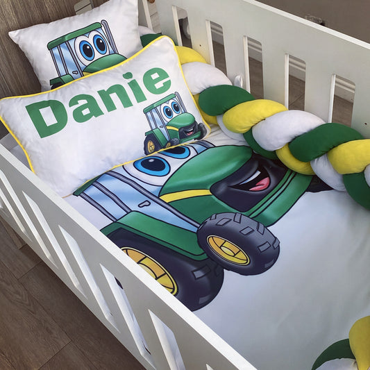 Cot Bedding - Tractor Set 02