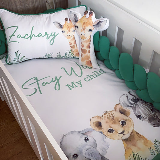 Cot Bedding - Safari Set 24