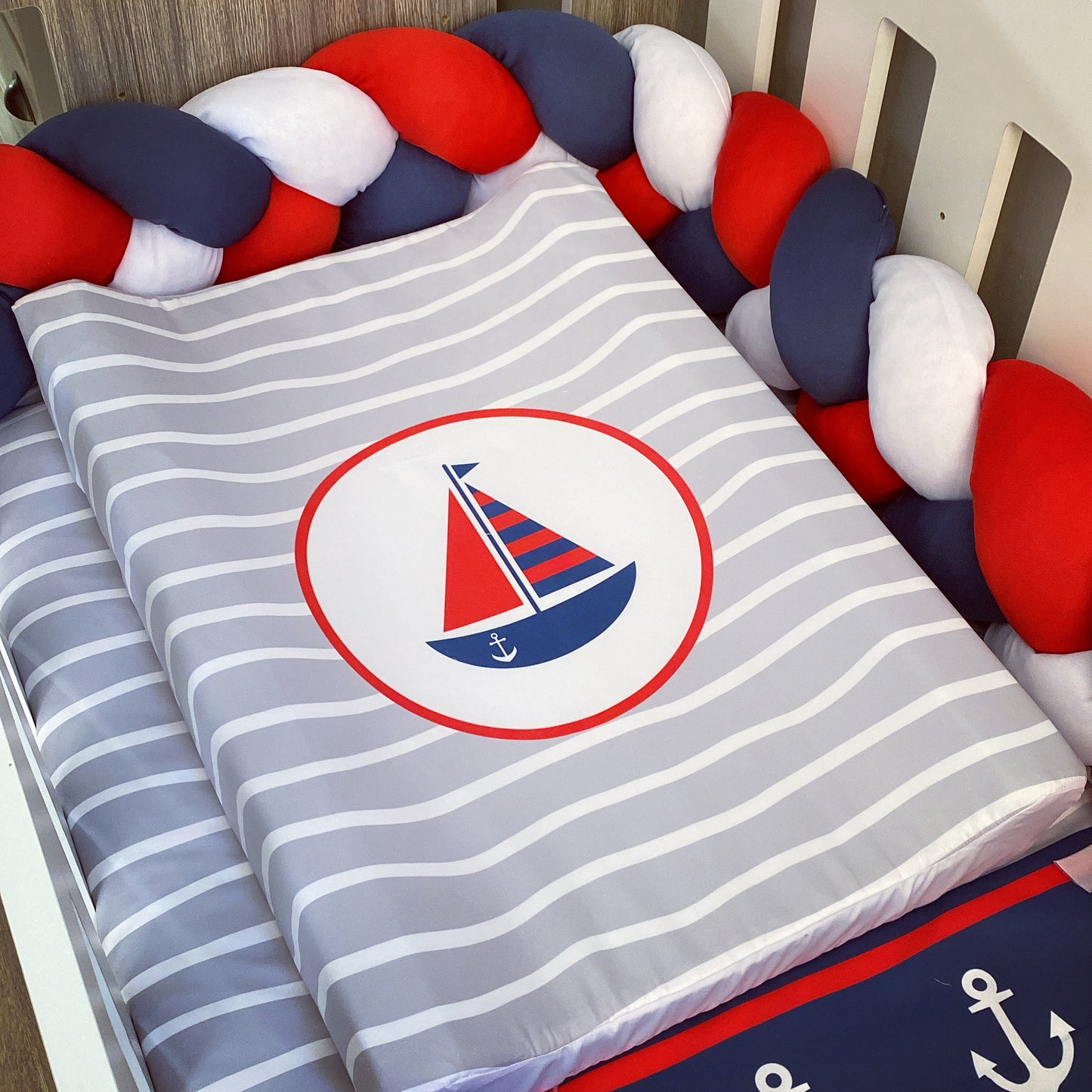 Cot Bedding - Nautical Set 04