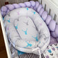 Cot Bedding - Purple Wild and Free Set 01