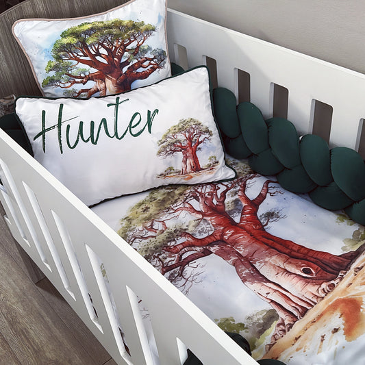 Cot Bedding - Boabab Tree Set 01