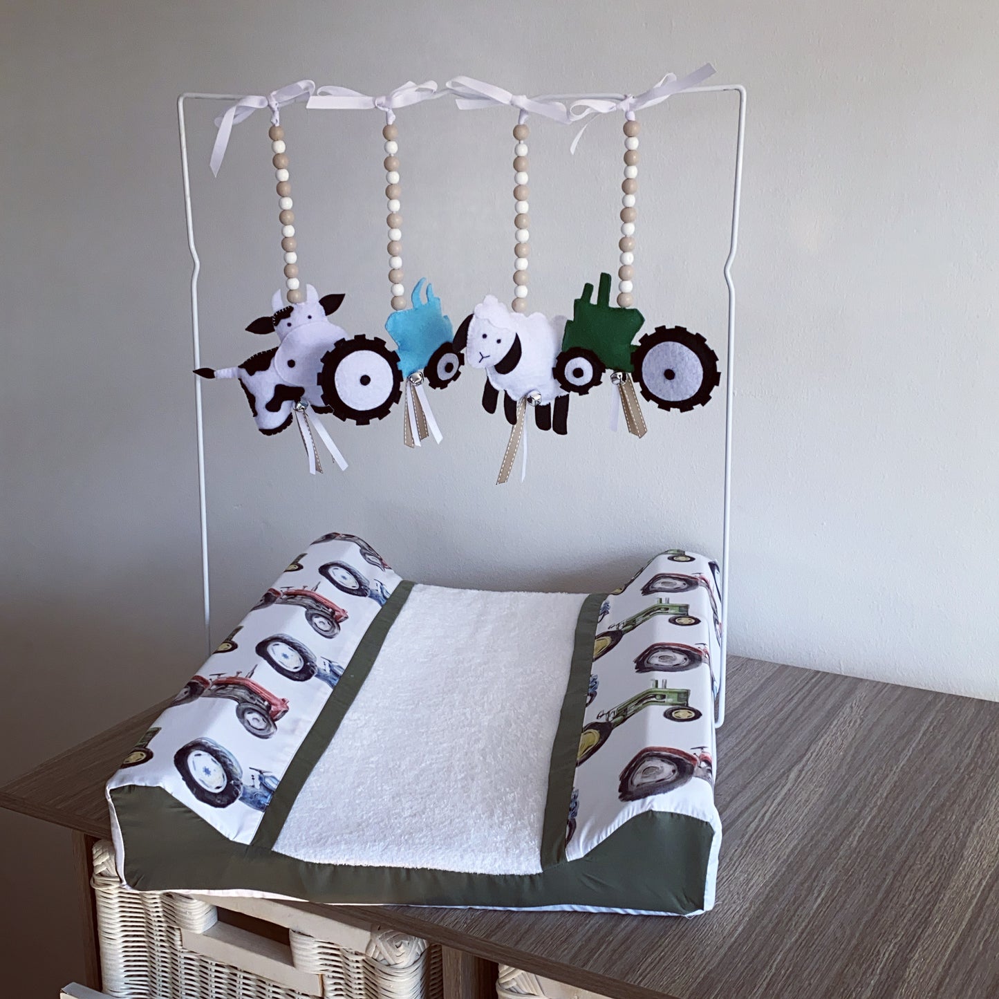 Cot Bedding - Tractor Set 01