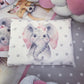 Cot Bedding - Pink Woodlands set 07