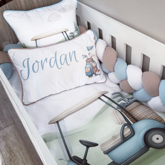 Cot Bedding - Golf Set 01