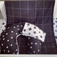 Cot Bedding - Black and White Set 01