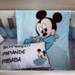 Cot Bedding - Blue Mickey Mouse Set 04