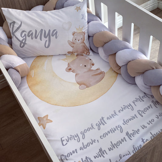 Cot Bedding - Bear Set 03