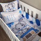 Cot Bedding - Blue Elephant Set 16 | All Nursery Sets | Baby Bedding Sets South Africa | Soft Spot Kids | South Africa