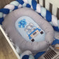 Cot Bedding - Blue Elephant Set 16 Nest | All Nursery Sets | Baby Bedding Sets South Africa | Soft Spot Kids | South Africa