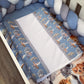 Cot Bedding - Blue Grey Safari Set 02 | All Nursery Sets | Baby Bedding Sets South Africa | Soft Spot Kids | South Africa