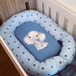 Cot Bedding - Blue Grey Safari Set | All Nursery Sets | Baby Bedding Sets South Africa | Soft Spot Kids | South Africa