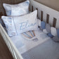 Cot Bedding - Blue Hot Air Balloon Set 03.1 | All Nursery Sets | Baby Bedding Sets South Africa | Soft Spot Kids | South Africa