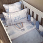 Cot Bedding - Blue Hot Air Balloon Set 03 | All Nursery Sets | Baby Bedding Sets South Africa | Soft Spot Kids | South Africa