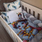 Cot Bedding - Blue Krishna Set 01 | All Nursery Sets | Baby Bedding Sets South Africa | Soft Spot Kids | South Africa