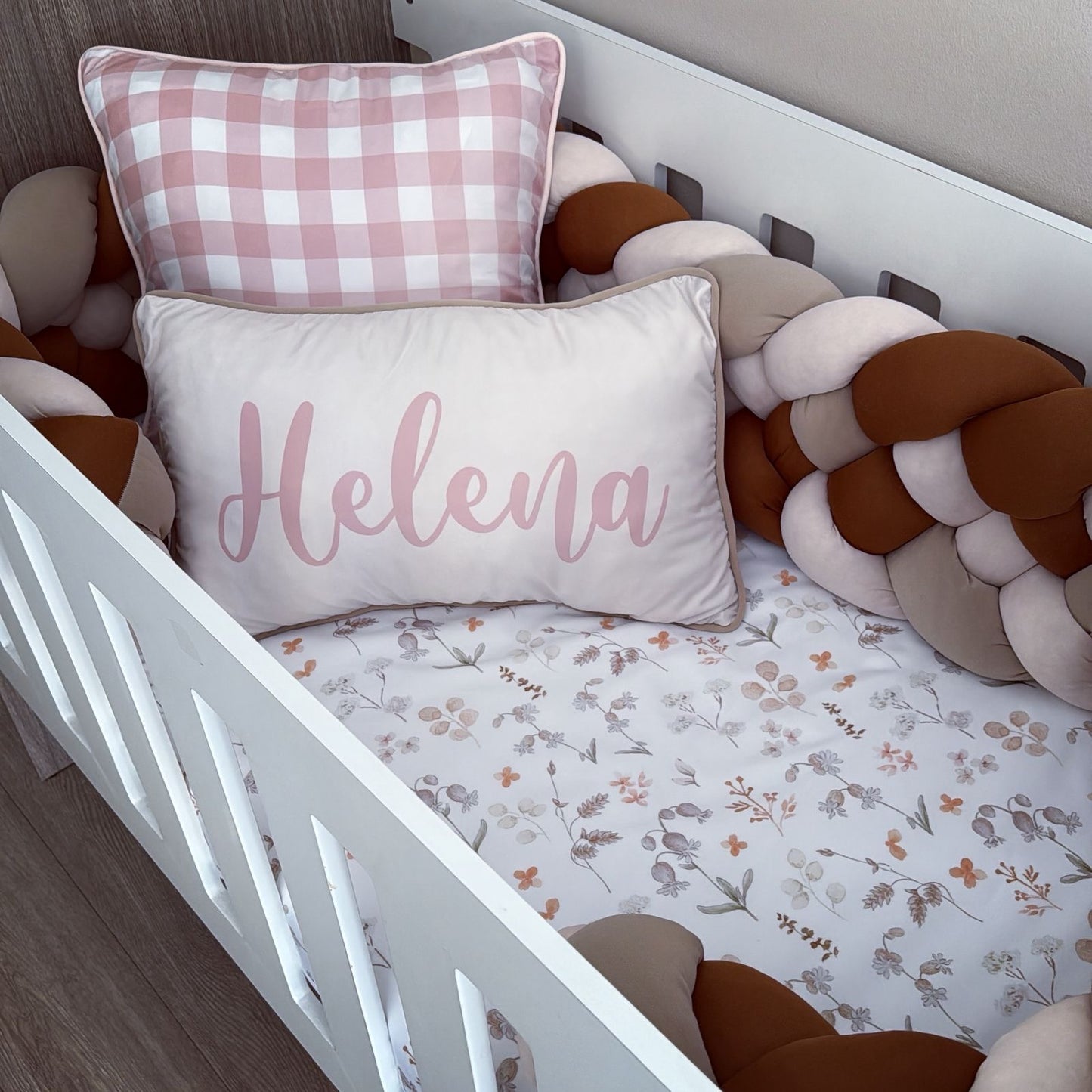 Cot Bedding - Boho Flower Set 02