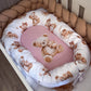 Cot Bedding - Brown Bear Set 01 Nest | All Nursery Sets | Baby Bedding Sets South Africa | Soft Spot Kids | South Africa