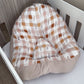 Cot Bedding - Check Flower Set 03 | All Nursery Sets | Baby Bedding Sets South Africa | Soft Spot Kids | South Africa
