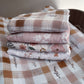Cot Bedding - Check Flower Set 03 | All Nursery Sets | Baby Bedding Sets South Africa | Soft Spot Kids | South Africa